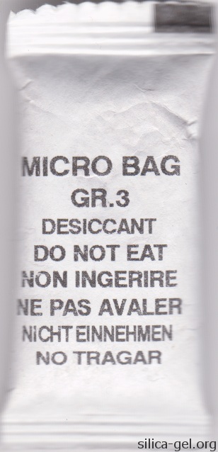 3-Gram Micro Bag Printed in Five Languages