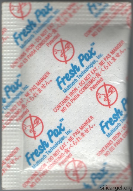 Fresh Pax by Multisorb Technologies, Inc. printed in red and blue.